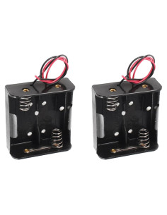 Soporte de Batería D 2 Piezas con Cable Conector 3V