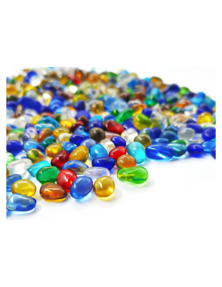 Grava de Acuario Keedolla 1.43 kg Arcoíris Decorativa