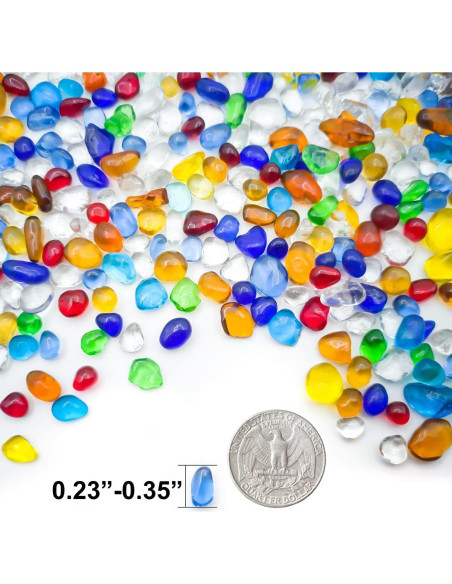 Grava de Acuario Keedolla 1.43 kg Arcoíris Decorativa