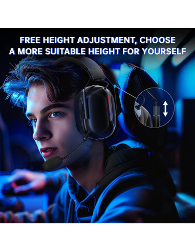 Auriculares Inalámbricos RYR Captain 560 para Juegos - Sonido 3D