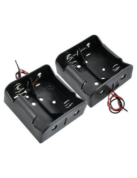 Soporte de Batería D SDTC Tech 2 Ranuras 3V con Cables