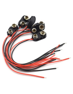 Conector de Batería 9V SDTC Tech 6 Piezas con Cables