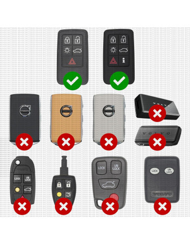 Baterías CR2430 para Llave Volvo XC60 S60 V60 (Paquete de 2)