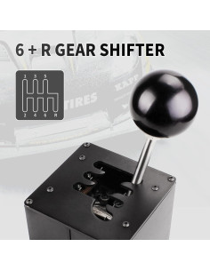 Simulador de Cambios RASTP USB 6+R para Volantes Logitech y Thrustmaster 2