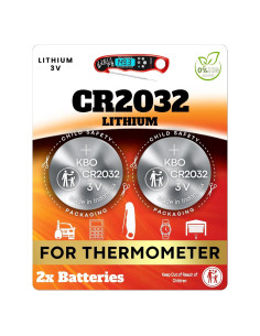 Baterías CR2032 para Termómetro de Carne Key Battery Outlet - Paquete de 2
