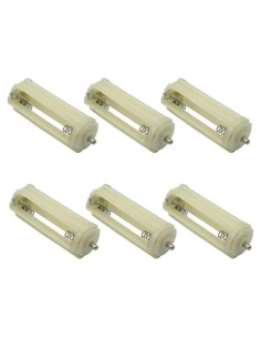 Soporte de Batería AAA bnafes para 3 Baterías - Beige (6 Pcs)