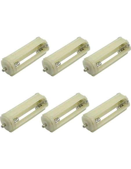 Soporte de Batería AAA bnafes para 3 Baterías - Beige (6 Pcs)