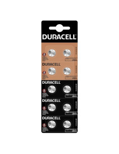 Baterías de botón Duracell LR44 1.5V paquete de 10 unidades