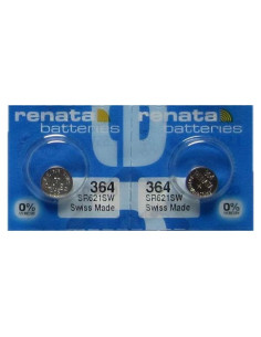 Baterías de Óxido de Plata Renata 364 SR621SW - 2 Unidades