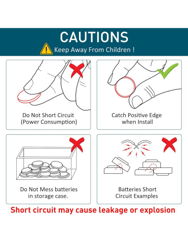 Baterías de Litio Kitosun CR1616 - Paquete de 5 Piezas 3V