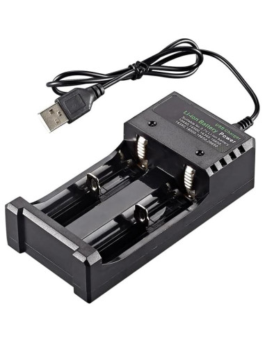 Cargador de Baterías Inteligente CBJJ con 4 Baterías 2800mAh 3.7V