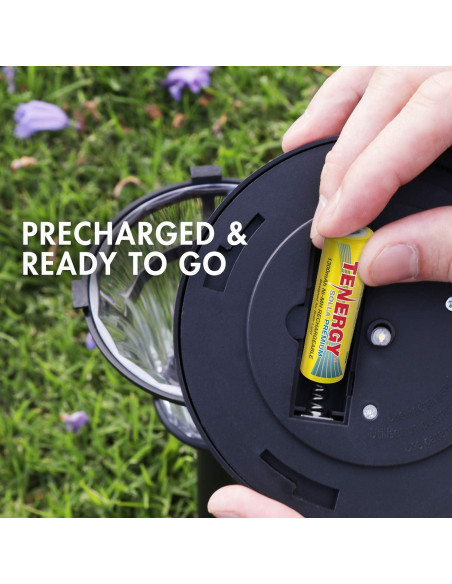 Baterías recargables AA NiMH Solla Tenergy 1300mAh - Paquete de 12