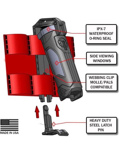 Estuche de Almacenamiento Thyrm CellVault-21 para Baterías 21700