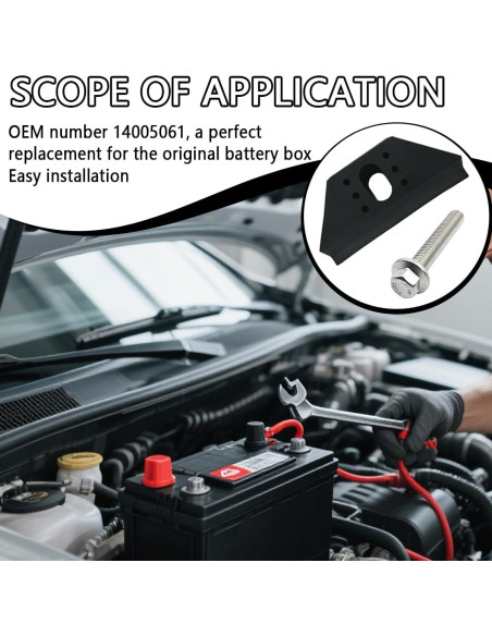 Kit de Sujeción de Batería Base Clamp PPgod OEM 14005061