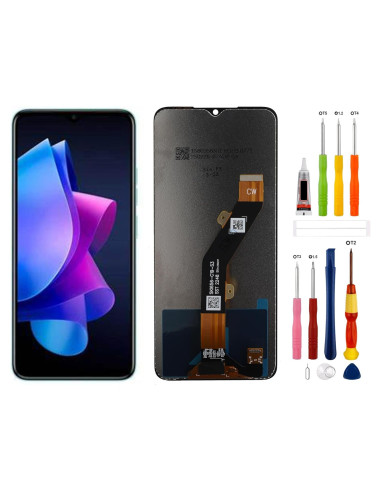 Reemplazo Pantalla LCD Tecno Pop 7 BF6 Negro Sin Marco