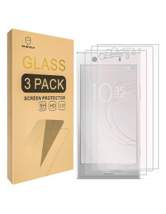Mr.Shield Protector de Pantalla Vidrio Templado Sony Xperia XZ1 Compact 3 PCS