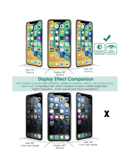 Pantalla LCD Reemplazo para Oppo A15/A15S/A16K con Marco Negro