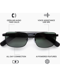 Gafas Inteligentes Eddie Bauer Bluetooth UV400 Verde 2