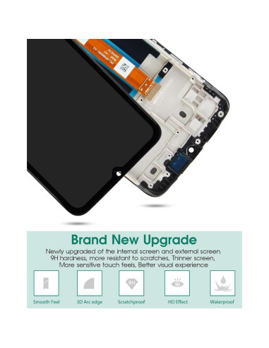 Pantalla LCD Reemplazo para Oppo A15/A15S/A16K con Marco Negro