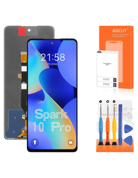 Reemplazo Pantalla LCD AGCUT para Tecno Spark 10 Pro 6.8"