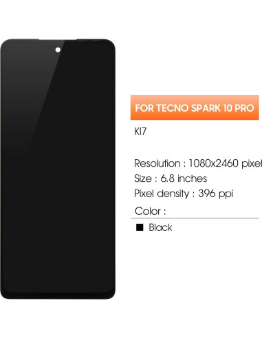 Reemplazo Pantalla LCD AGCUT para Tecno Spark 10 Pro 6.8"