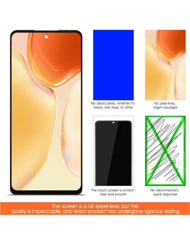 Reemplazo Pantalla LCD AGCUT para Tecno Spark 10 Pro 6.8"