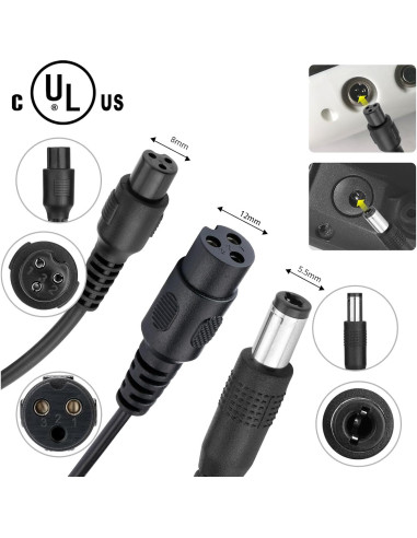 Cargador Compacto 29.4V para Scooter Eléctrico y Hoverboard