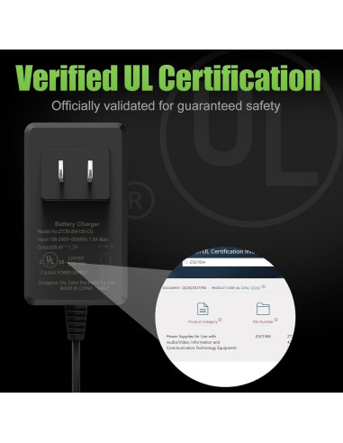 Cargador Compacto 29.4V para Scooter Eléctrico y Hoverboard