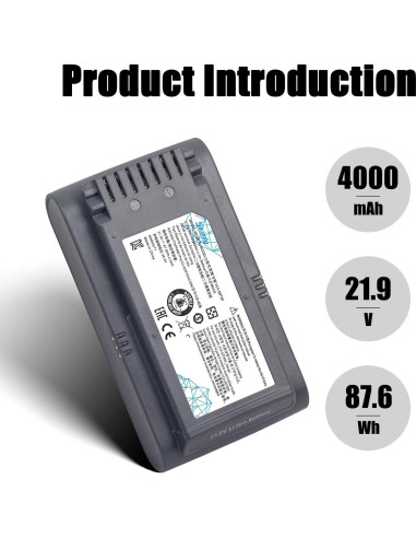 Batería de Reemplazo Sicimly VCA-SBT90 4000mAh para Samsung Jet