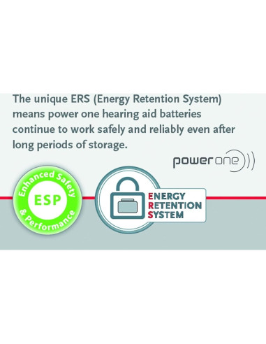 Baterías para Audífonos Power One 312 Sin Mercurio - 60 Unidades