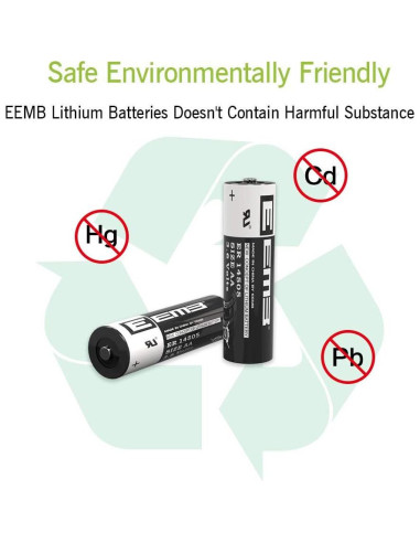 Baterías de Litio EEMB ER14505 3.6V 2700mAh AA - 4 Pack