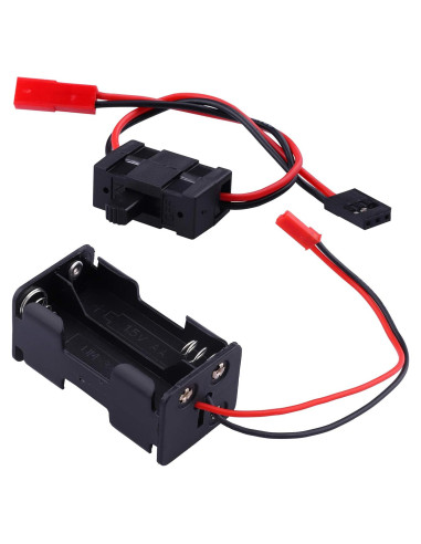 Soporte de Batería AA HobbyPark con Interruptores On/Off