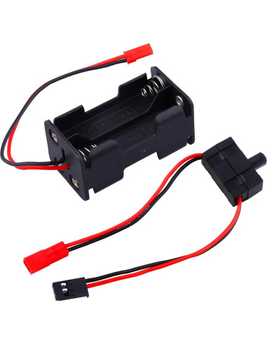 Soporte de Batería AA HobbyPark con Interruptores On/Off