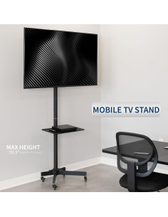 Carro de TV VIVO STAND-TV04M para pantallas de 33 a 152 cm 2
