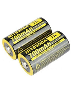 Batería Recargable Nitecore IMR 18350 NI18350A 700mAh 3.7V
