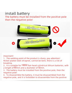 Soporte de Batería 18650 Bistook 4-Pack para PCB 2