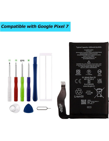 Batería de Reemplazo GZE8U para Google Pixel 7 4270mAh