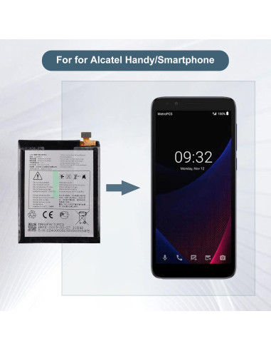 Batería de Reemplazo TLP024CC Alcatel 2400mAh con Herramientas