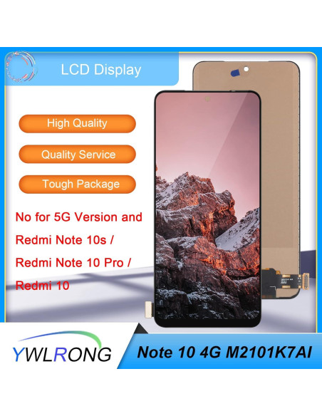 Pantalla LCD Reemplazo para Xiaomi Redmi Note 10/10s
