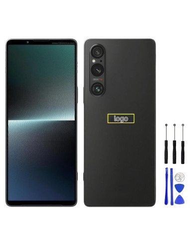 Cubierta Trasera de Vidrio Sanmonkey para Sony Xperia 1 V Verde