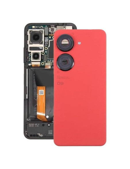 Cubierta Trasera para ASUS Zenfone 9 AI2202 - Rojo - Repuesto