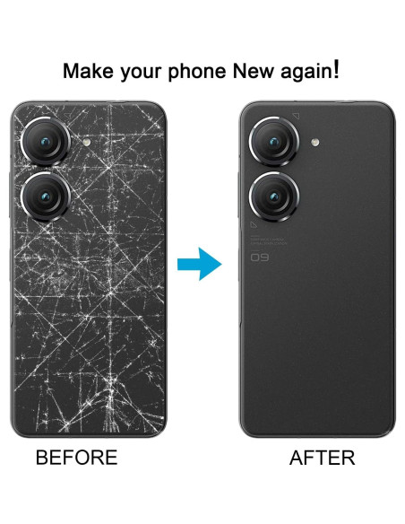 Cubierta Trasera para ASUS Zenfone 9 AI2202 - Rojo - Repuesto