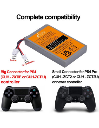 Batería Recargable Pickle Power 2000mAh para Controlador PS4