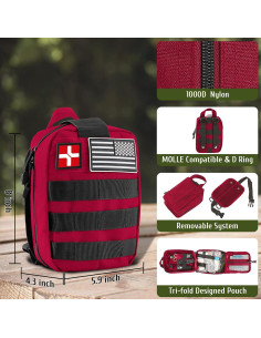 Kit de Supervivencia 170 Piezas Abpir para Emergencias 2