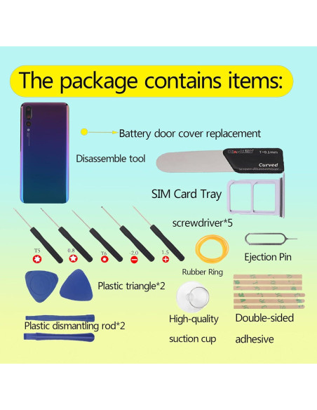 Tapa Trasera de Batería Huawei P20 Pro YHX-US Crepúsculo