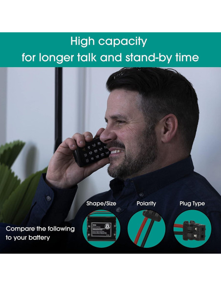 Batería Recargable Inalámbrica Power Gear 3.6V 700mAh NiMH