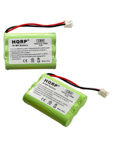Batería recargable HQRP 2-Pack 3.6V 700mAh para VTech