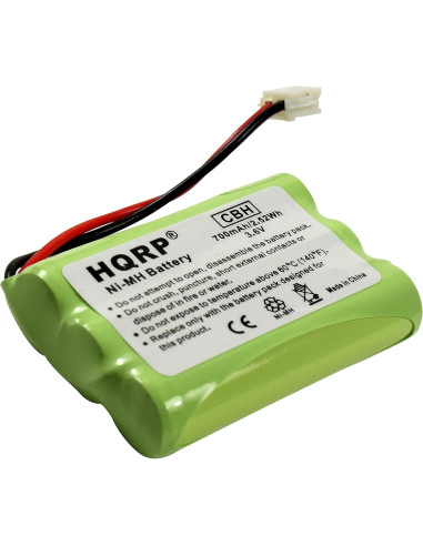 Batería recargable HQRP 2-Pack 3.6V 700mAh para VTech