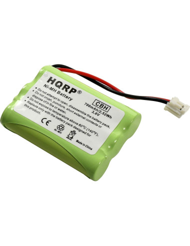 Batería recargable HQRP 2-Pack 3.6V 700mAh para VTech