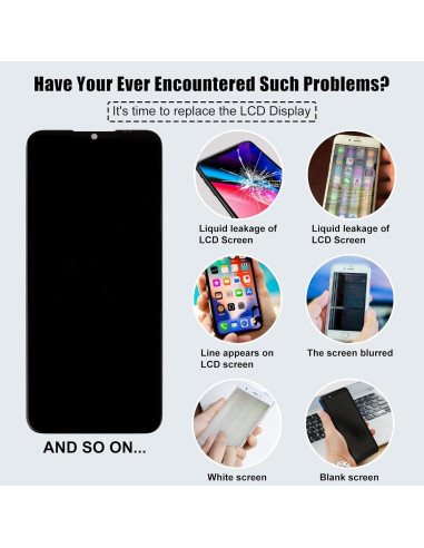 Display LCD Reemplazo ZTE Blade A73 4G/V50 + Herramientas